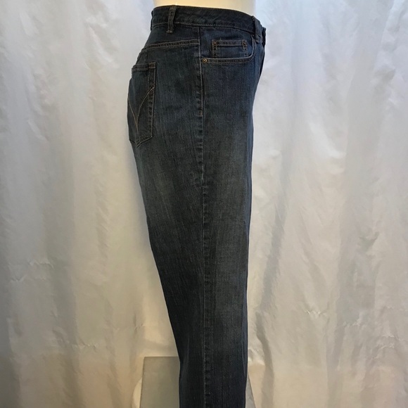 🔵Size 3 Petite Right Fit Stretch Bootcut-Medium - Picture 11 of 16